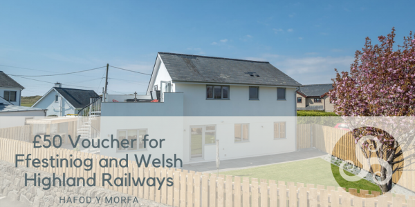 £50 Voucher for Ffestiniog and Welsh Highland Railways at Luxury Holiday Getaway With Hot Tub
