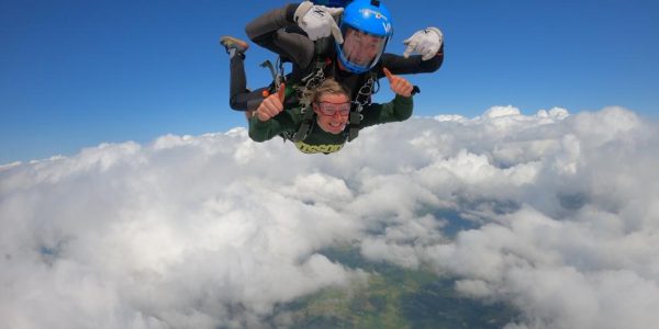 A freefall experience over Eryri with Skydiving Snowdonia